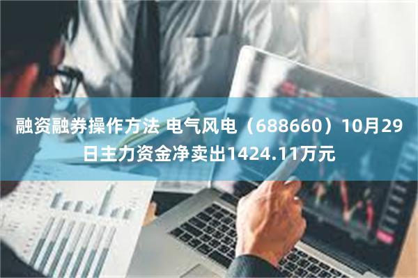 融资融券操作方法 电气风电（688660）10月29日主力资金净卖出1424.11万元