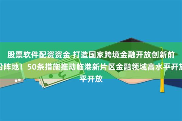 股票软件配资资金 打造国家跨境金融开放创新前沿阵地！50条措施推动临港新片区金融领域高水平开放